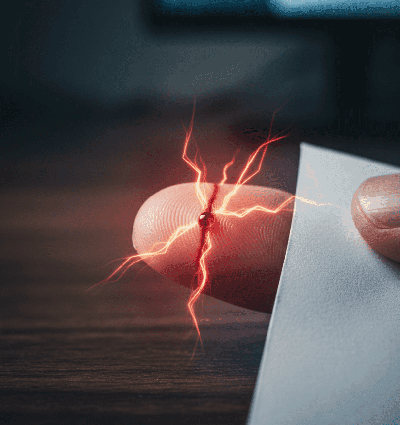 ¿Por qué un simple corte con papel duele como si te hubieran amputado un dedo? La ciencia revela el secreto detrás de este ardor infernal